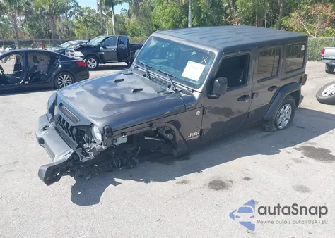 2018 Jeep Wrangler Unlimited Sport S 4X4 z USA, uszkodzony, nr VIN 1C4HJXDG0JW249381